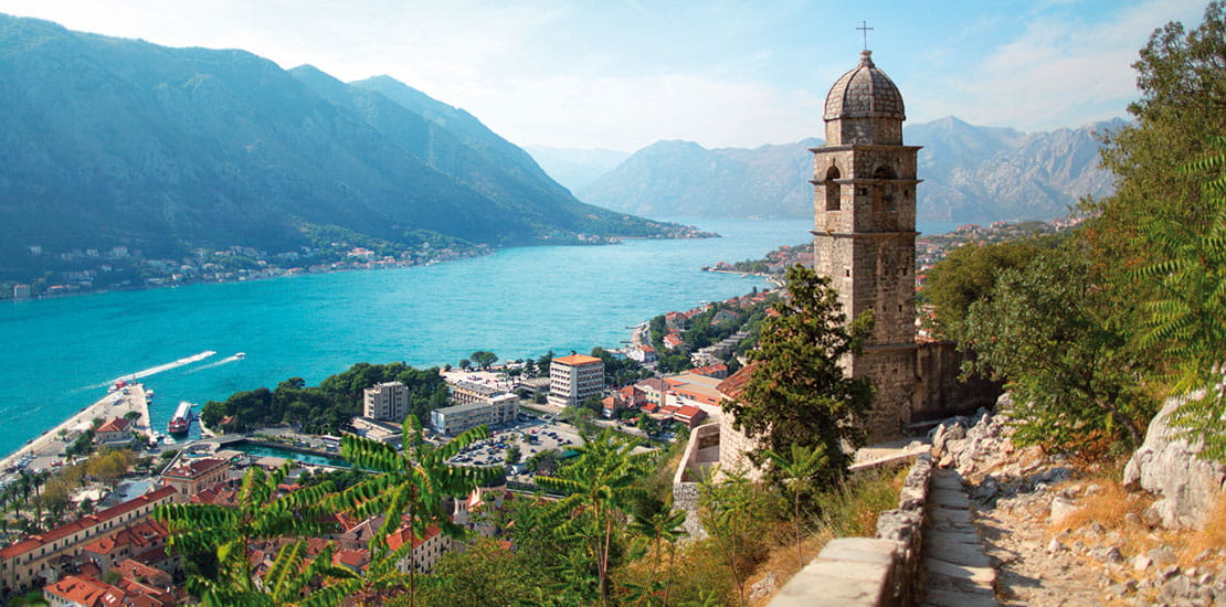 A view over Kotor, Montenegro